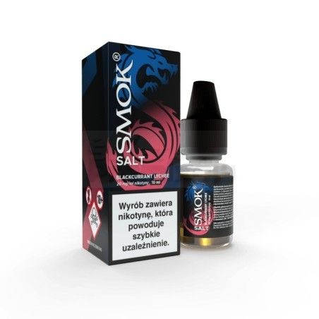 Liquid Smok Salt 10ml o mocy 20 mg soli nikotynowej w smaku Blackcurrant Lychee - 23,99 zł - Polski (Polish)