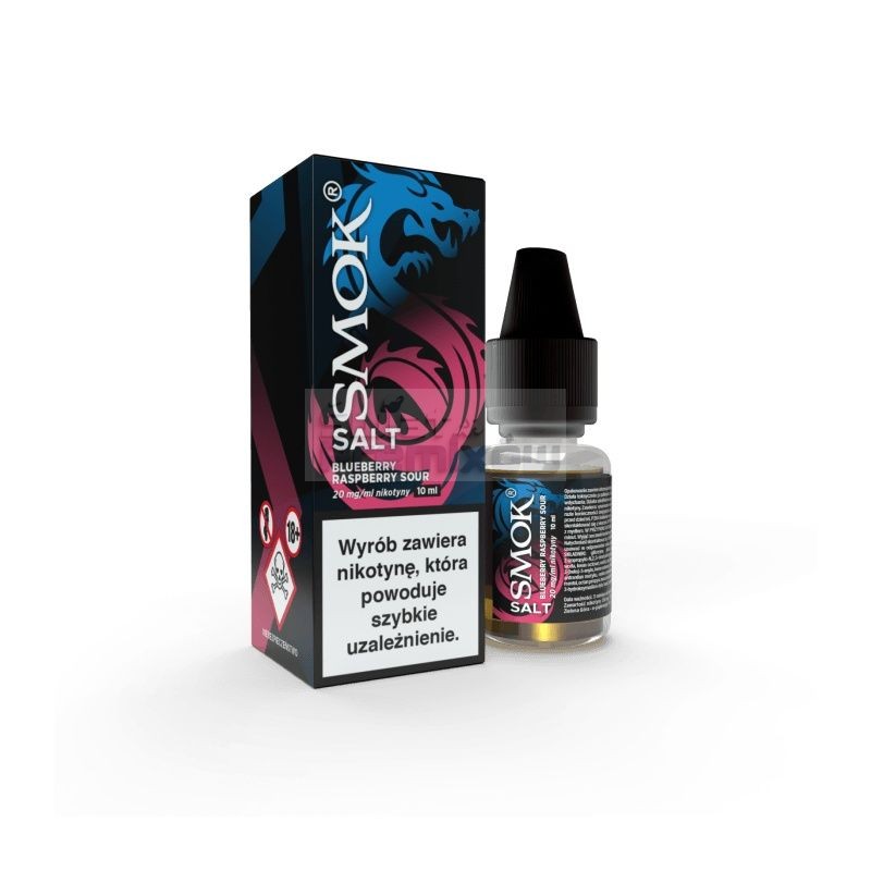 Liquid Smok Salt 10ml o mocy 20 mg soli nikotynowej w smaku Blue Raspberry Sour - 23,99 zł - Polski (Polish) Liquid Smok Salt 10ml o mocy 20 mg soli nikotynowej w smaku Blue Raspberry Sour - 23,99 zł - Polski (Polish)