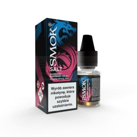Liquid Smok Salt 10ml o mocy 20 mg soli nikotynowej w smaku Blue Raspberry Sour - 23,99 zł - Polski (Polish)