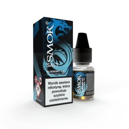 Liquid Smok Salt 10ml o mocy 20 mg soli nikotynowej w smaku Blueberry Ice - 23,99 zł - Polski (Polish)