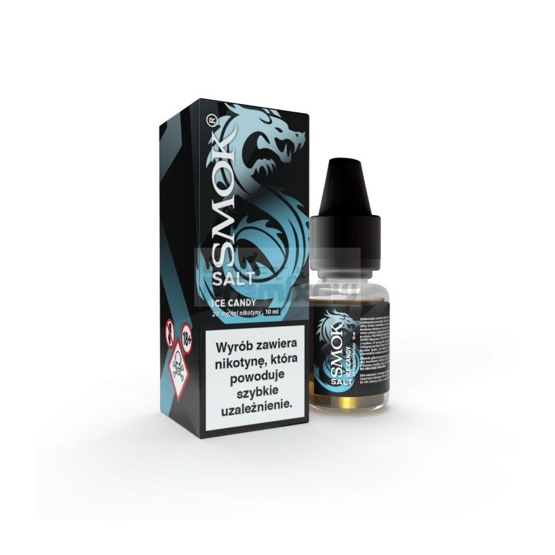 Liquid Smok Salt 10ml o mocy 20 mg soli nikotynowej w smaku Ice Candy - 23,99 zł - Polski (Polish) Liquid Smok Salt 10ml o mocy 20 mg soli nikotynowej w smaku Ice Candy - 23,99 zł - Polski (Polish)