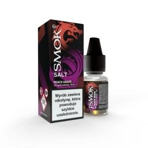 Liquid Smok Salt 10ml o mocy 20 mg soli nikotynowej w smaku Peach Grape - 23,99 zł - Polski (Polish)