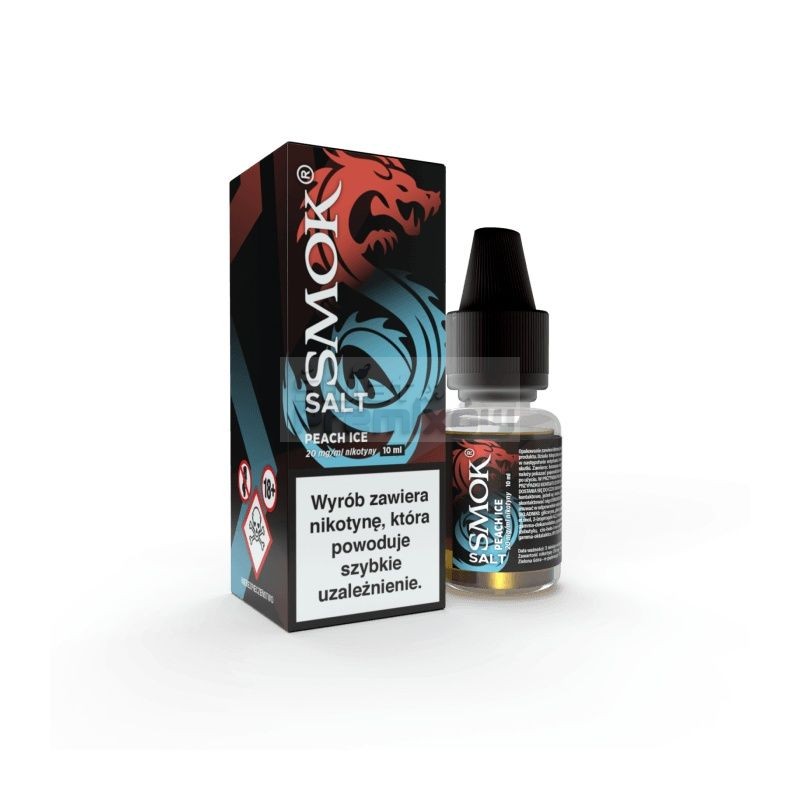 Liquid Smok Salt 10ml o mocy 20 mg soli nikotynowej w smaku Peach Ice - 23,99 zł - Polski (Polish) Liquid Smok Salt 10ml o mocy 20 mg soli nikotynowej w smaku Peach Ice - 23,99 zł - Polski (Polish)