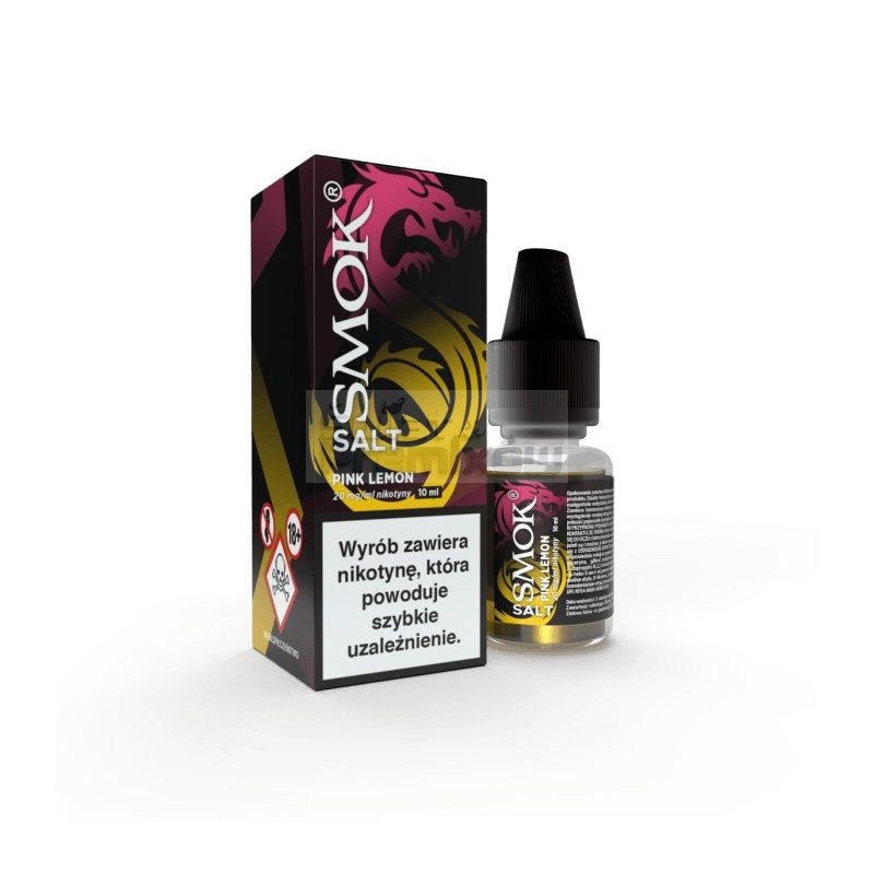 Liquid Smok Salt 10ml o mocy 20 mg soli nikotynowej w smaku Pink Lemon - 23,99 zł - Polski (Polish) Liquid Smok Salt 10ml o mocy 20 mg soli nikotynowej w smaku Pink Lemon - 23,99 zł - Polski (Polish)