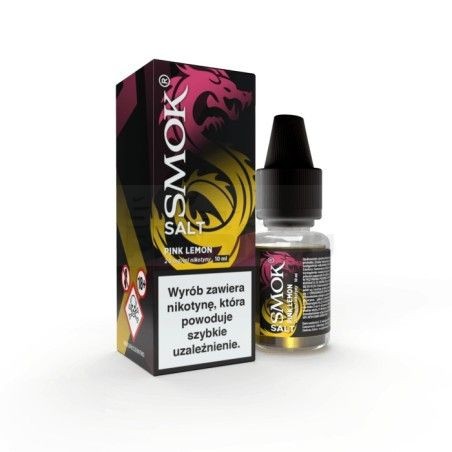Liquid Smok Salt 10ml o mocy 20 mg soli nikotynowej w smaku Pink Lemon - 23,99 zł - Polski (Polish)