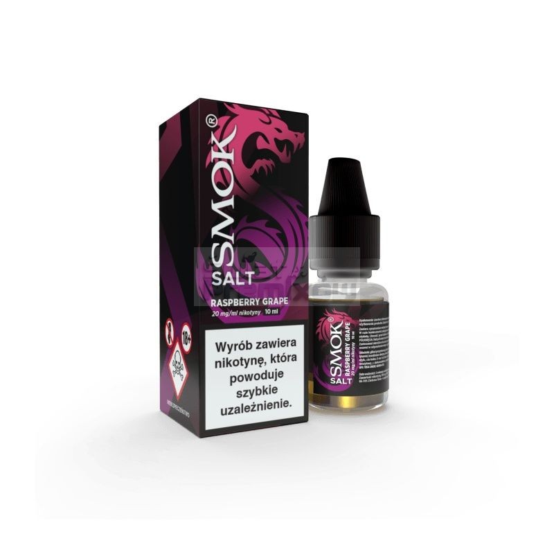 Liquid Smok Salt 10ml o mocy 20 mg soli nikotynowej w smaku Raspberry Grape - 23,99 zł - Polski (Polish) Liquid Smok Salt 10ml o mocy 20 mg soli nikotynowej w smaku Raspberry Grape - 23,99 zł - Polski (Polish)