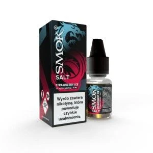 Liquid Smok Salt 10ml o mocy 20 mg soli nikotynowej w smaku Strawberry Ice - 23,99 zł - Polski (Polish)