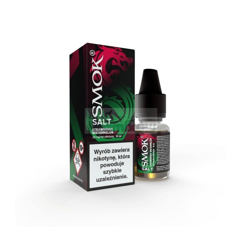 Liquid Smok Salt 10ml o mocy 20 mg soli nikotynowej w smaku Strawberry Watermelon - 23,99 zł - Polski (Polish) Liquid Smok Salt 10ml o mocy 20 mg soli nikotynowej w smaku Strawberry Watermelon - 23,99 zł - Polski (Polish)