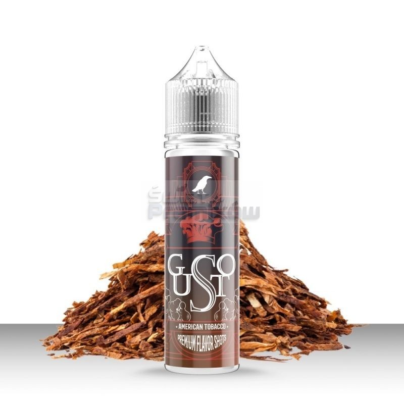 grafika Longfill OMERTA 10/60ML - GUSTO AMERICAN TOBACCO - Odkryj smak!