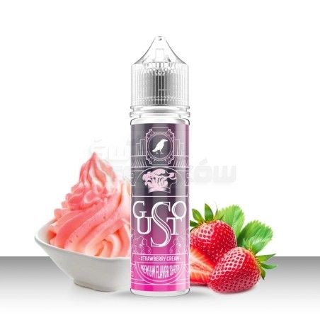 grafika Longfill OMERTA 10/60ML - GUSTO STRAWBERRY CREAM - Rozkoszuj się smakiem!