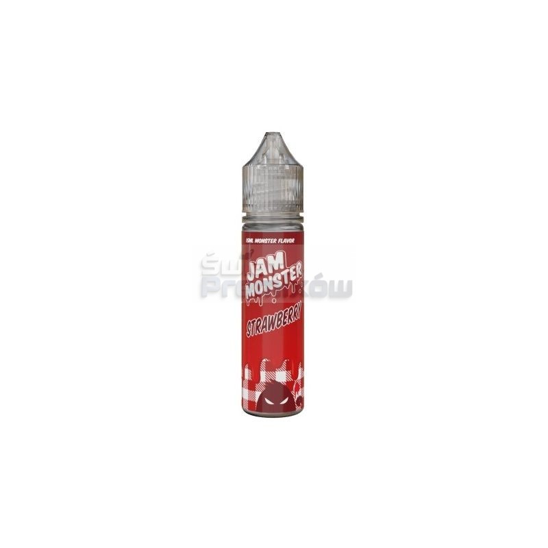 Longfill JAM MONSTER 15ml w 60ml butelce o smaku truskawkowym - 59,00 zł - Polski (Polish) Longfill JAM MONSTER 15ml w 60ml butelce o smaku truskawkowym - 59,00 zł - Polski (Polish)