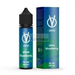 Longfill VBar VJuice 10ml w 60ml butelce o smaku Aloe Blueberry - 39,99 zł - Polski (Polish)
