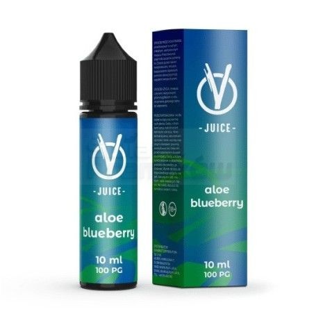 Longfill VBar VJuice 10ml w 60ml butelce o smaku Aloe Blueberry - 39,99 zł - Polski (Polish)