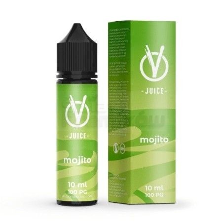 Longfill VBar VJuice 10ml w 60ml butelce o smaku Mojito - 39,99 zł - Polski (Polish)