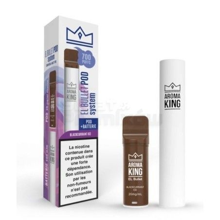 Aroma King El Bullet - Bateria + Wkład Blackurrant Ice - 39,99 zł - Polski (Polish)