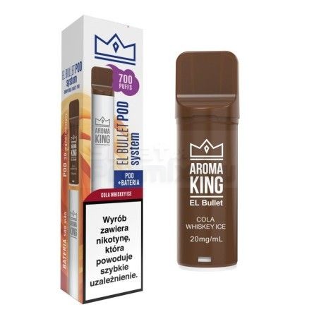 Aroma King El Bullet - Bateria + Wkład Cola Whisky Ice - 39,99 zł - Polski (Polish)