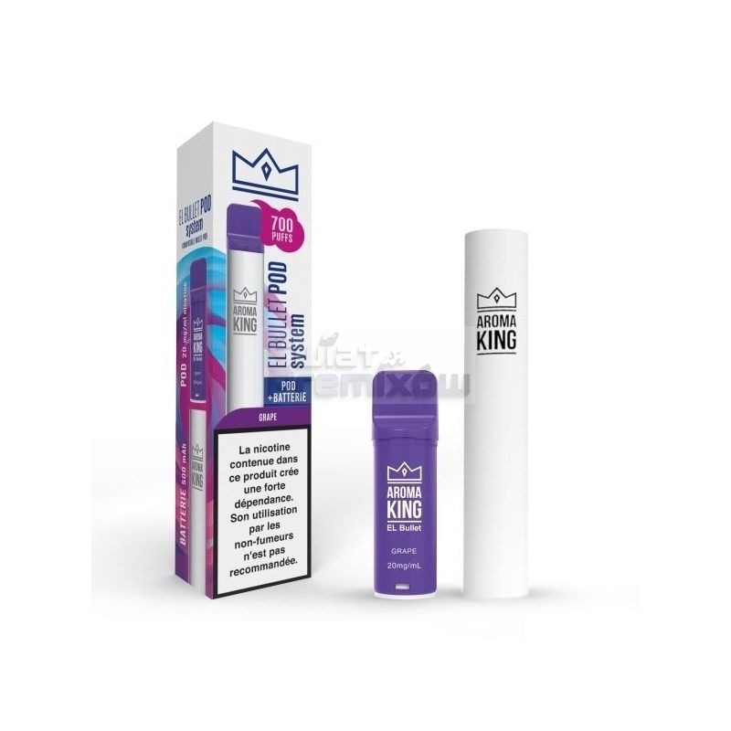 Aroma King El Bullet - Bateria + Wkład Grape - 39,99 zł - Polski (Polish) Aroma King El Bullet - Bateria + Wkład Grape - 39,99 zł - Polski (Polish)