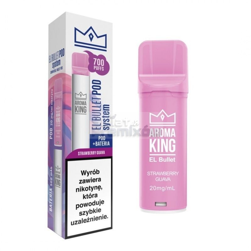 Aroma King El Bullet - Bateria + Wkład Stawberry Guava - 39,99 zł - Polski (Polish) Aroma King El Bullet - Bateria + Wkład Stawberry Guava - 39,99 zł - Polski (Polish)