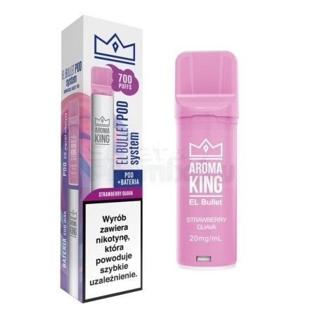 Aroma King El Bullet - Bateria + Wkład Stawberry Guava - 39,99 zł - Polski (Polish)