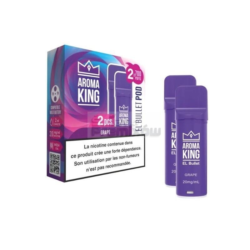 Wkład Aroma King EL Bullet - 2x Grape - 27,12 zł - Polski (Polish) Wkład Aroma King EL Bullet - 2x Grape - 27,12 zł - Polski (Polish)