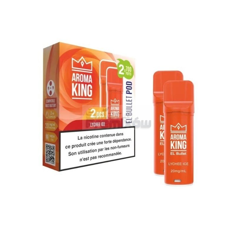 Wkład Aroma King EL Bullet - 2x Lychee Ice - 27,12 zł - Polski (Polish) Wkład Aroma King EL Bullet - 2x Lychee Ice - 27,12 zł - Polski (Polish)