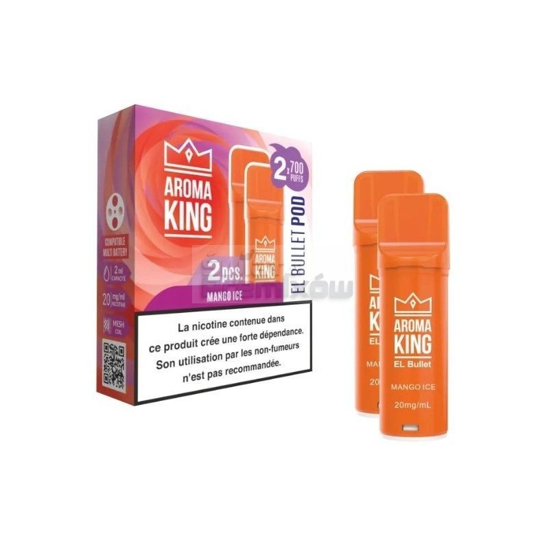 Wkład Aroma King EL Bullet - 2x Mango Ice - 27,12 zł - Polski (Polish) Wkład Aroma King EL Bullet - 2x Mango Ice - 27,12 zł - Polski (Polish)