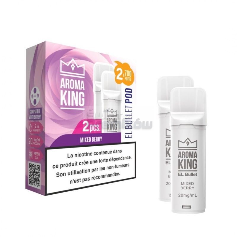 Wkład Aroma King EL Bullet - 2x Mixed Berry - 27,12 zł - Polski (Polish) Wkład Aroma King EL Bullet - 2x Mixed Berry - 27,12 zł - Polski (Polish)