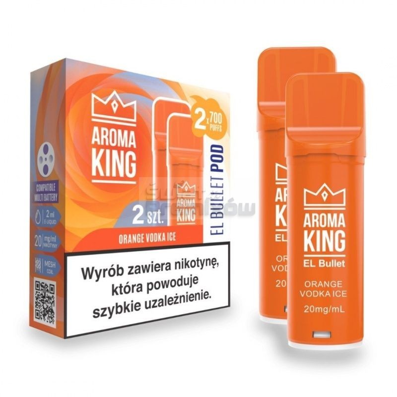Wkład Aroma King EL Bullet - 2x Orange Vodka - 27,12 zł - Polski (Polish) Wkład Aroma King EL Bullet - 2x Orange Vodka - 27,12 zł - Polski (Polish)