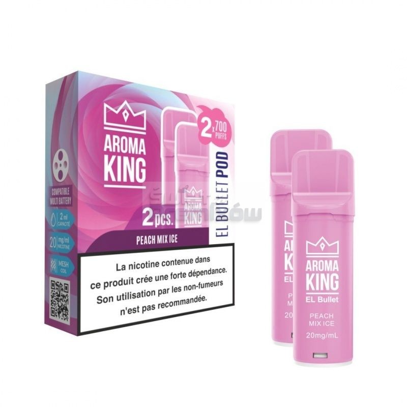 Wkład Aroma King EL Bullet - 2x Peach Mix Ice - 27,12 zł - Polski (Polish) Wkład Aroma King EL Bullet - 2x Peach Mix Ice - 27,12 zł - Polski (Polish)