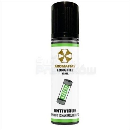 grafika Longfill Aroma 6/60ml - Antivirus - Odkryj smak zdrowia!