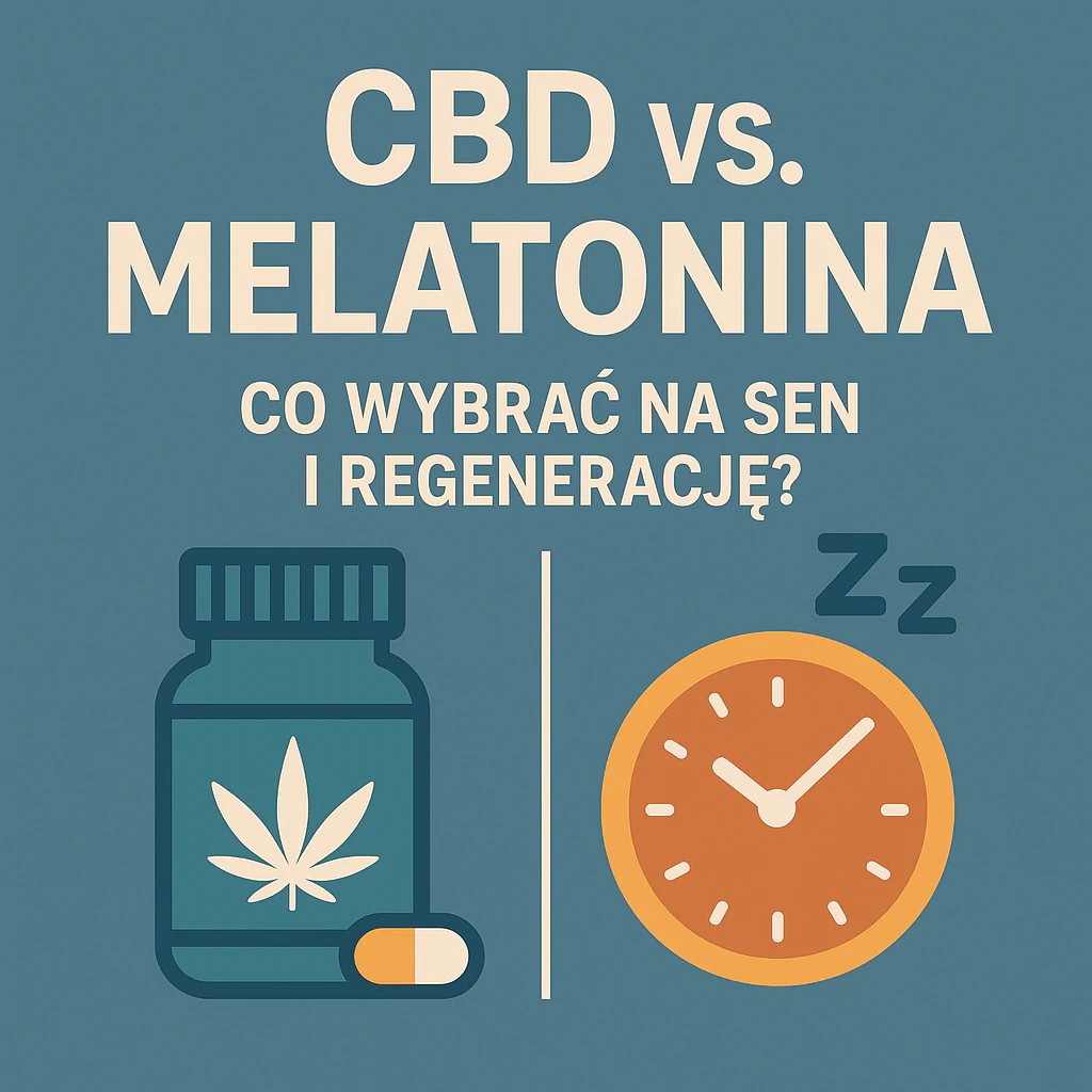 CBD vs. melatonina – co działa lepiej na sen i regenerację?