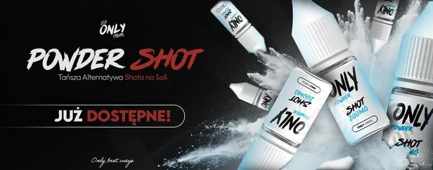 Powder Shot Only 200mg – Twój sposób na idealny liquid nikotynowy