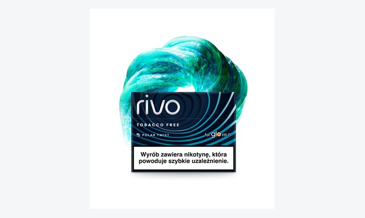 Wkłady rivo Polar Twist do glo Hilo — rooibos z nikotyną zamiast tytoniu