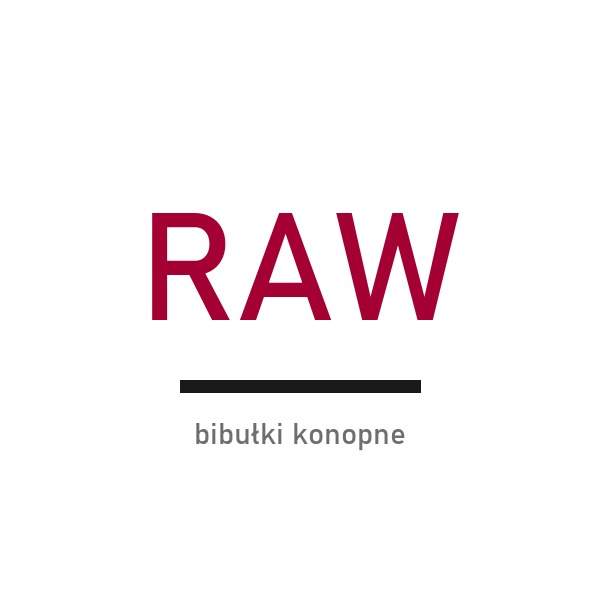 RAW — bibułki konopne King Size, Black, filterki