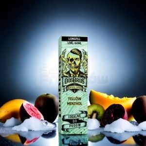DosBros Longfill Yellow Menthol 12ml — egzotyczne owoce menthol