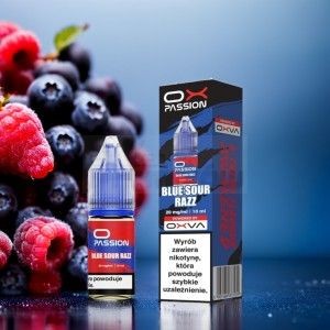 Liquid OX Passion Salt Blue Sour Razz 10ml 20mg — kwaśne niebieskie maliny