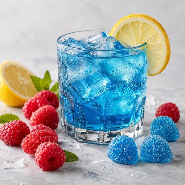 Blue Razz – grafika smaku